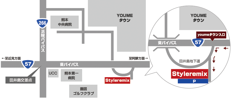 -STYLEREMIX　スタイルリミックス-簡易マップ